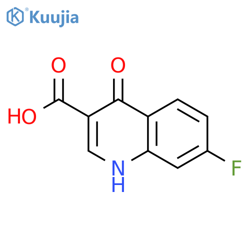 7-fluoro-4-oxo-1,4-dihydroquinoline-3-carboxylic acid structure