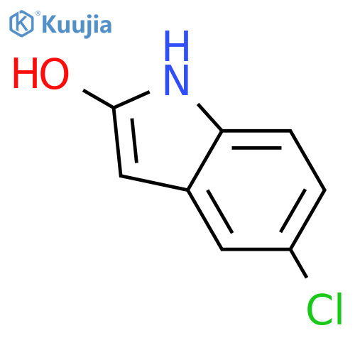 1H-Indol-2-ol, 5-chloro- structure
