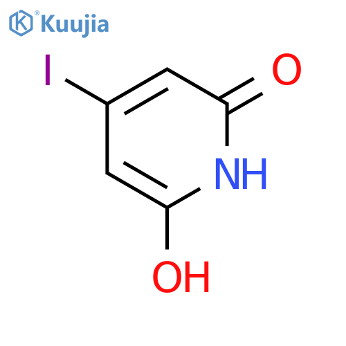 6-Hydroxy-4-iodopyridin-2(1H)-one structure