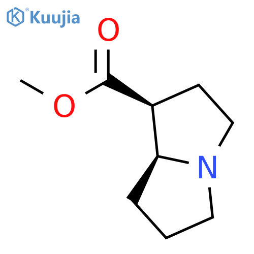 1H-Pyrrolizine-1-carboxylic acid, hexahydro-, methyl ester, (1S-trans)- structure