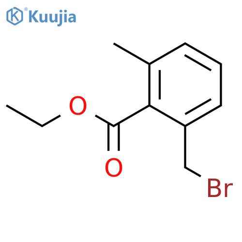 Ethyl 2-(bromomethyl)-6-methylbenzoate structure
