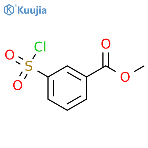 Methyl 3-(chlorosulfonyl)benzoate structure