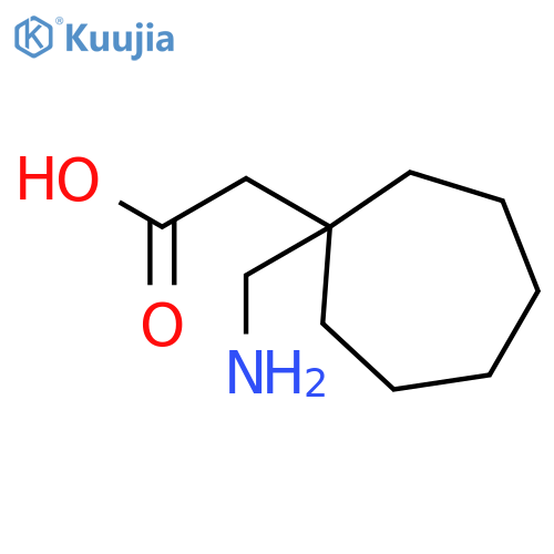 Cycloheptaneaceticacid, 1-(aminomethyl)- structure