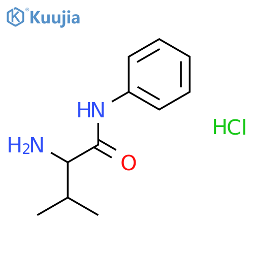 2-Amino-3-methyl-N-phenylbutanamide hydrochloride structure