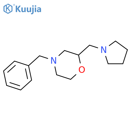 4-benzyl-2-((pyrrolidin-1-yl)methyl) morpholine structure