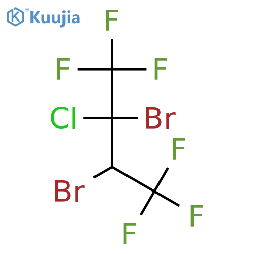 2,3-dibromo-2-chloro-1,1,1,4,4,4-hexafluorobutane structure