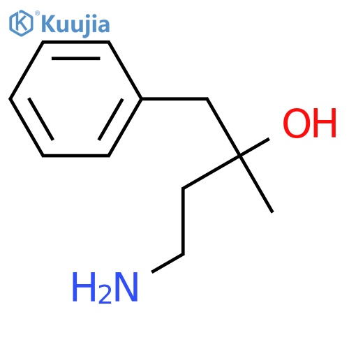 Benzeneethanol, α-(2-aminoethyl)-α-methyl- structure