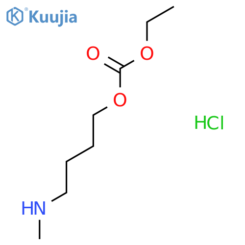 Carbonic acid, ethyl 4-(methylamino)butyl ester, hydrochloride structure