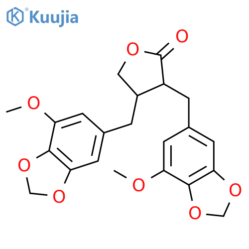 3,3',4,4',5,5'-Hexahydroxy-8,8'-lignan-9,9'-olide; (8S,8'S)-form, 3,4:3',4'-Bis(methylene), 5,5'-di-Me ether structure