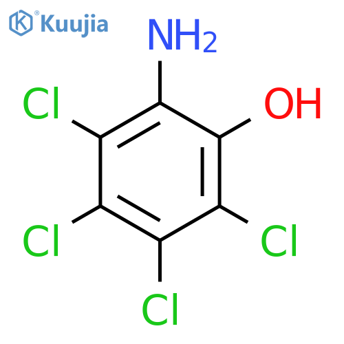 2-amino-3,4,5,6-tetrachlorophenol structure