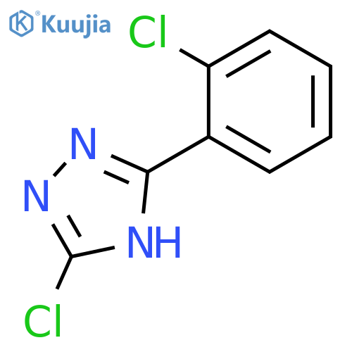 3-chloro-5-(2-chlorophenyl)-1H-1,2,4-triazole structure