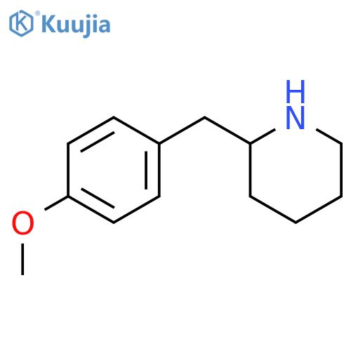 2-(4-methoxyphenyl)methylpiperidine structure