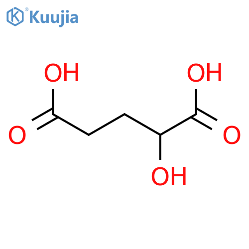 2-Hydroxypentanedioic acid; (±)-form structure