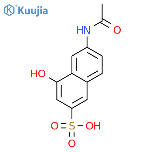6-\u200bAcetamido-\u200b4-\u200bhydroxy-\u200b2-\u200bnaphthalenesulfonic Acid structure