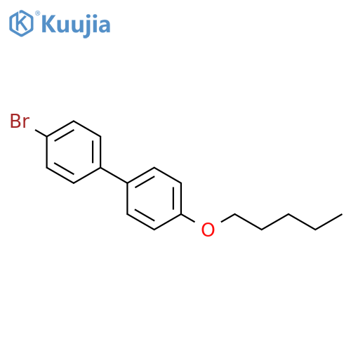 4-Bromo-4-(pentyloxy)-1,1-biphenyl structure
