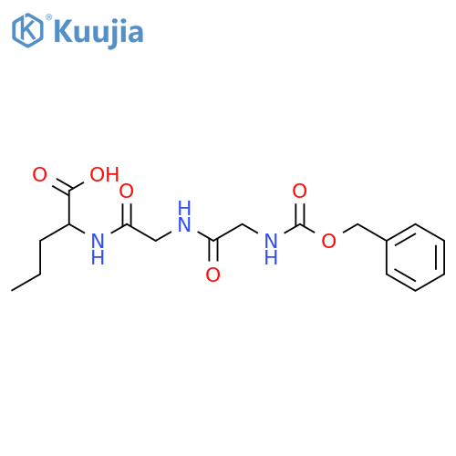 Z-Gly-Gly-Nva-OH structure