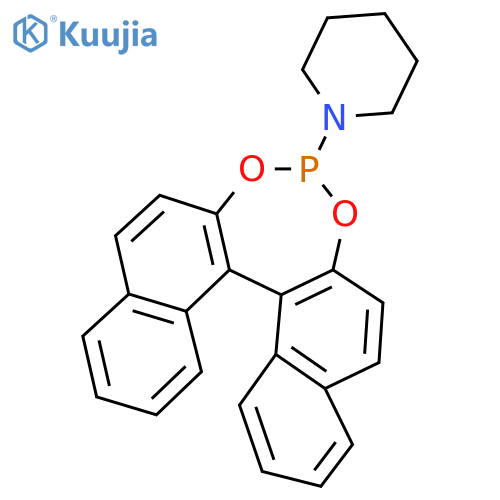 1-(Dinaphtho[2,1-d:1',2'-f][1,3,2]dioxaphosphepin-4-yl)piperidine structure