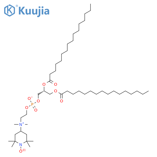 1,2-dipalmitoyl-sn-glycero-3-phospho(tempo)choline structure