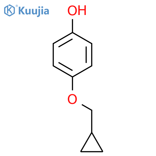 4-(cyclopropylmethoxy)phenol structure