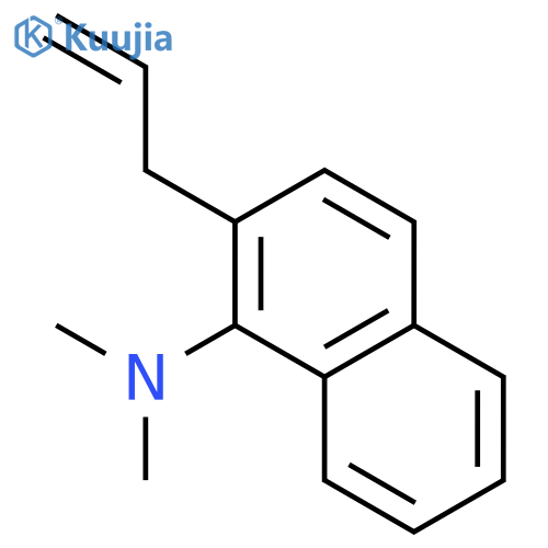 1-Naphthalenamine, N,N-dimethyl-2-(2-propenyl)- structure
