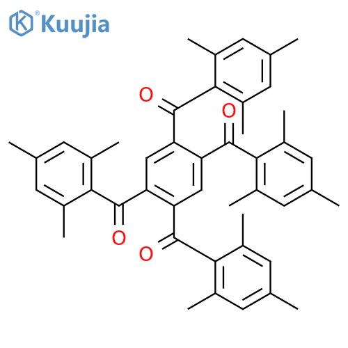 (Benzene-1,2,4,5-tetrayl)tetrakis[(2,4,6-trimethylphenyl)methanone] structure