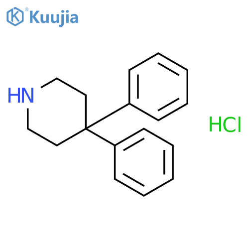 4,4-Diphenylpiperidine hydrochloride structure
