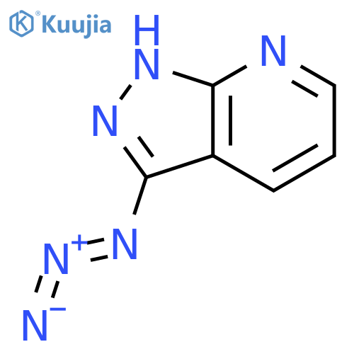 1H-Pyrazolo[3,4-b]pyridine, 3-azido- structure