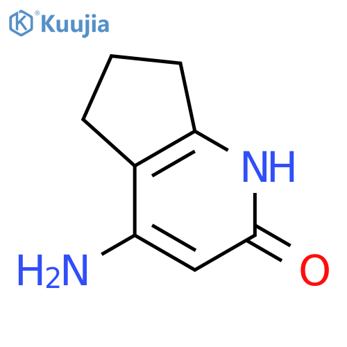 4-amino-5H,6H,7H-cyclopentabpyridin-2-ol structure