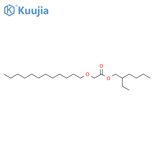 Acetic acid, (dodecyloxy)-, 2-ethylhexyl ester structure