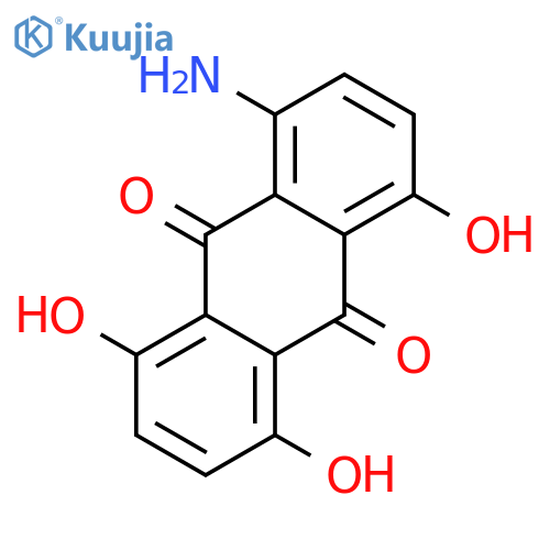 9,10-Anthracenedione,1-amino-4,5,8-trihydroxy- structure