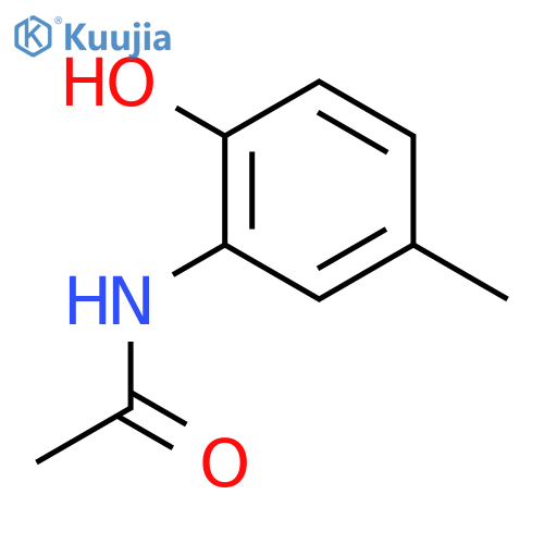 N-(2-Hydroxy-5-methylphenyl)acetamide structure