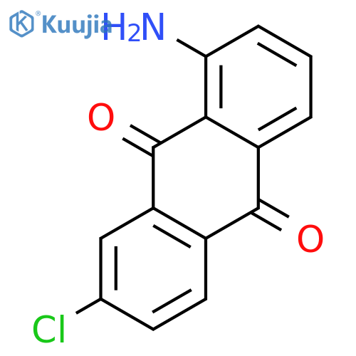 9,10-Anthracenedione, 1-amino-7-chloro- structure