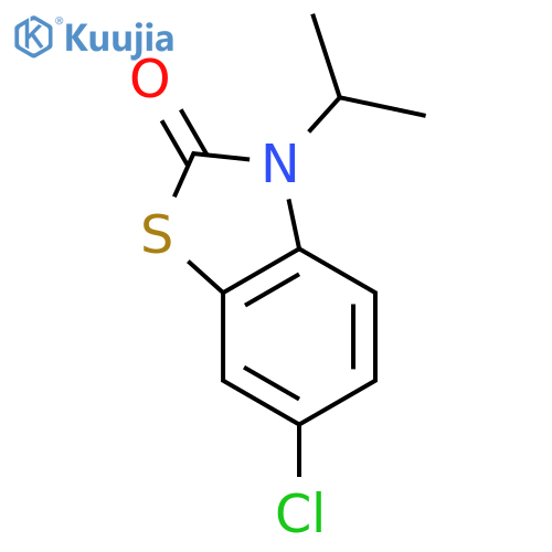 6-Chloro-3-isopropylbenzo[d]thiazol-2(3H)-one structure