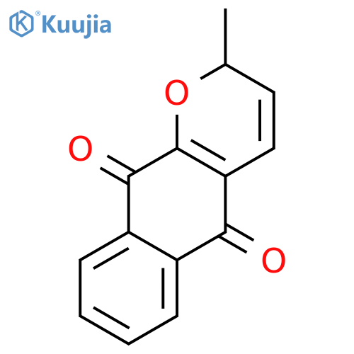 2H-Naphtho[2,3-b]pyran-5,10-dione, 2-methyl- structure