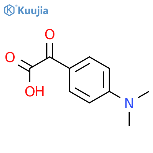 2-4-(dimethylamino)phenyl-2-oxoacetic acid structure