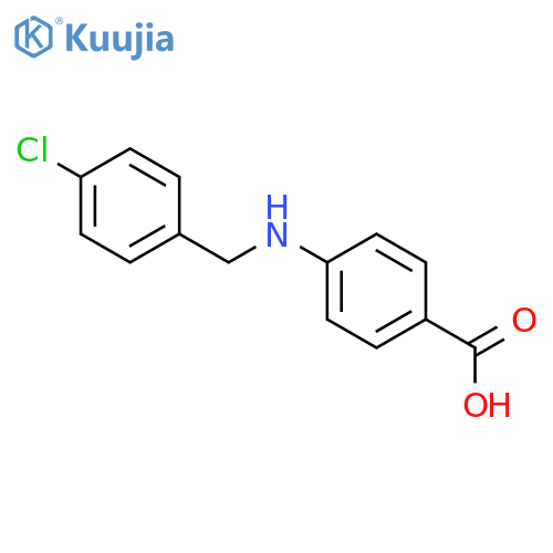 4-(4-Chlorobenzyl)aminobenzoic Acid structure