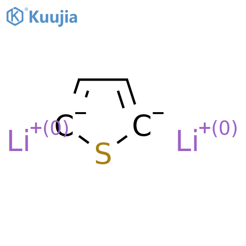 2,5-Dilithiothiophene structure