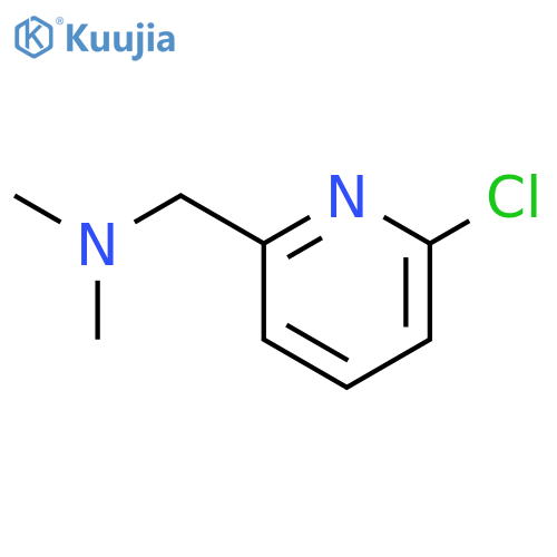 (6-chloropyridin-2-yl)methyldimethylamine structure
