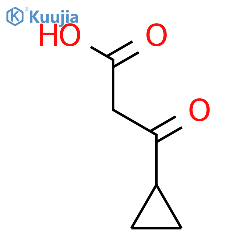 Cyclopropanepropanoic acid, b-oxo- structure