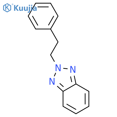 2H-Benzotriazole, 2-(2-phenylethyl)- structure