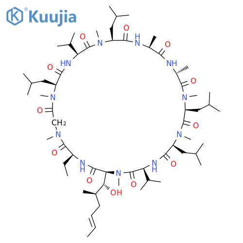 Cyclosporine structure
