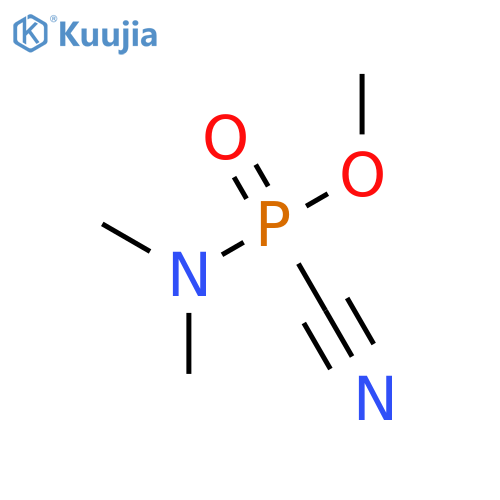 Phosphonamidic acid,P-cyano-N,N-dimethyl-, methyl ester structure