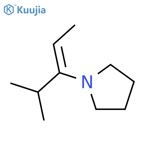PYRROLIDINE, 1-[1-(1-METHYLETHYL)-1-PROPENYL]- structure