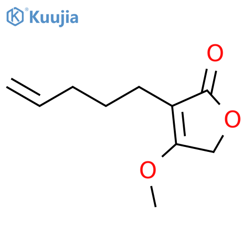 2(5H)-Furanone, 4-methoxy-3-(4-pentenyl)- structure
