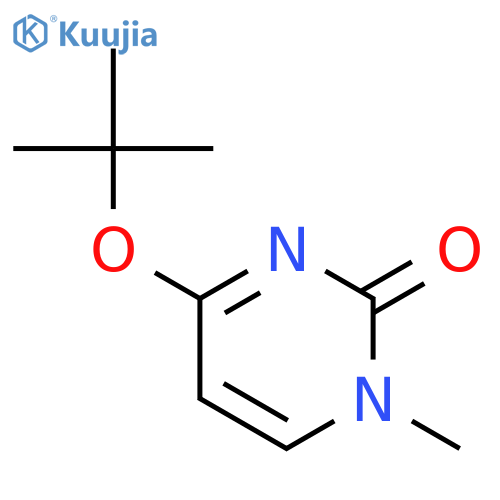 2(1H)-Pyrimidinone, 4-(1,1-dimethylethoxy)-1-methyl- structure