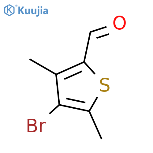 2-Thiophenecarboxaldehyde, 4-bromo-3,5-dimethyl- structure