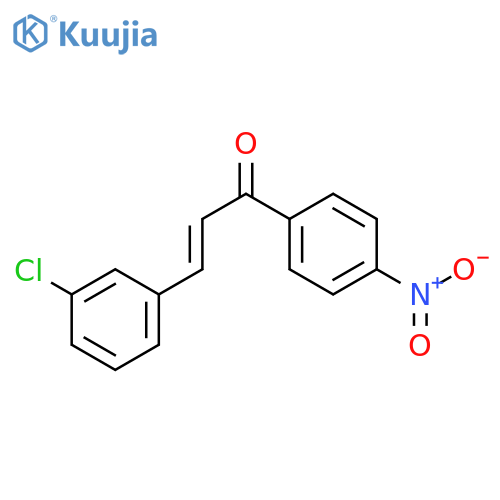 2-Propen-1-one, 3-(3-chlorophenyl)-1-(4-nitrophenyl)- structure