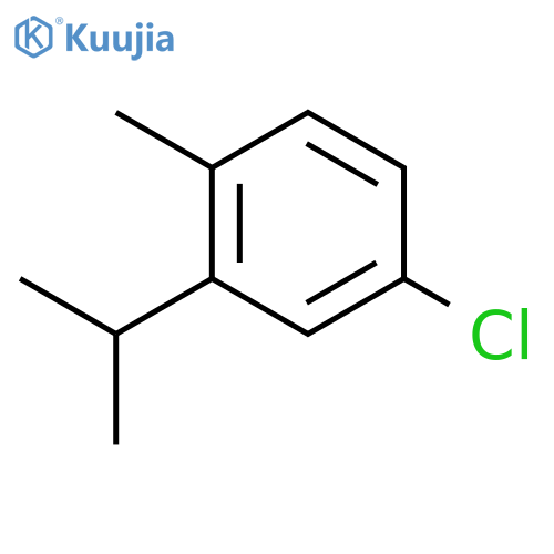 Benzene,4-chloro-1-methyl-2-(1-methylethyl)- structure