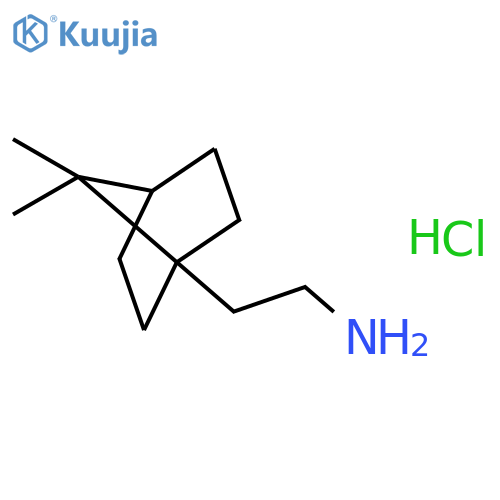 2-{7,7-dimethylbicyclo2.2.1heptan-1-yl}ethan-1-amine hydrochloride structure