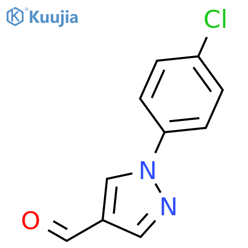 1-(4-Chlorophenyl)-1H-pyrazole-4-carbaldehyde structure